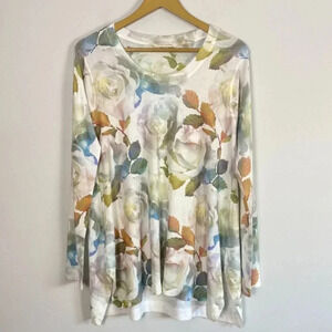 Soft Surroundings Floral Rose Tunic